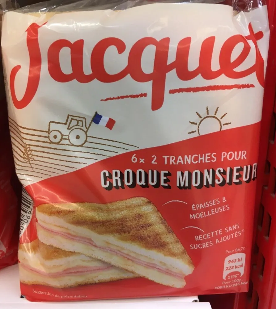 Jacquet pour croque monsieur