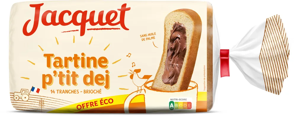 Tartine p'tit dej briochee 410 gr offre economique