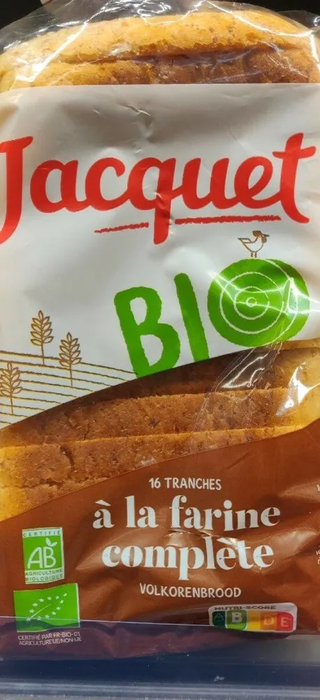Pain de mie bio à la farine complète
