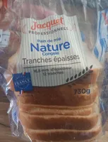 pain de miel nature congelé tranches épaisses