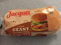 4 Burgers Géants à la farine complète