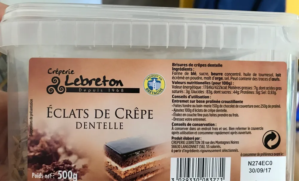 Eclats de crepe