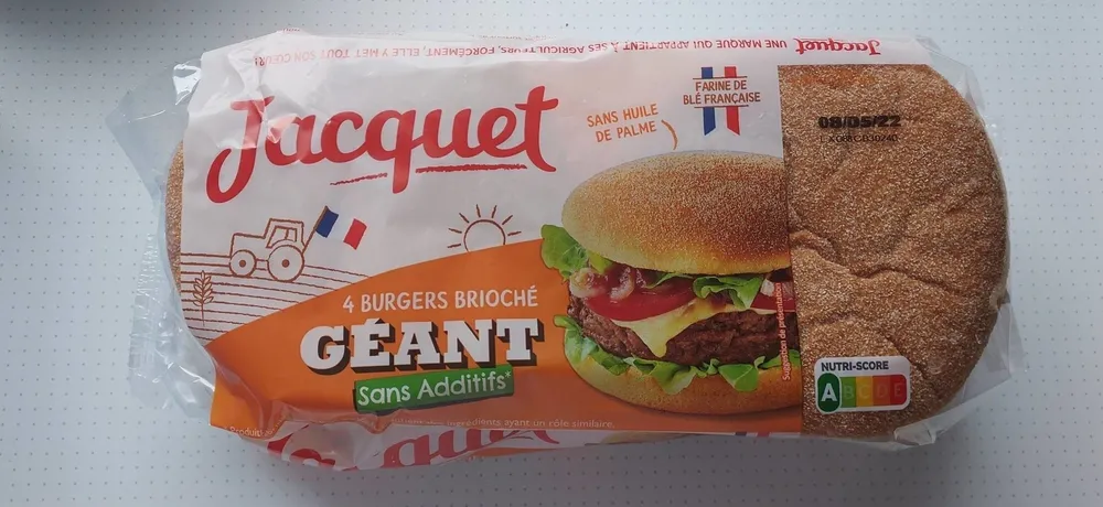 Pains Burger brioché Géant