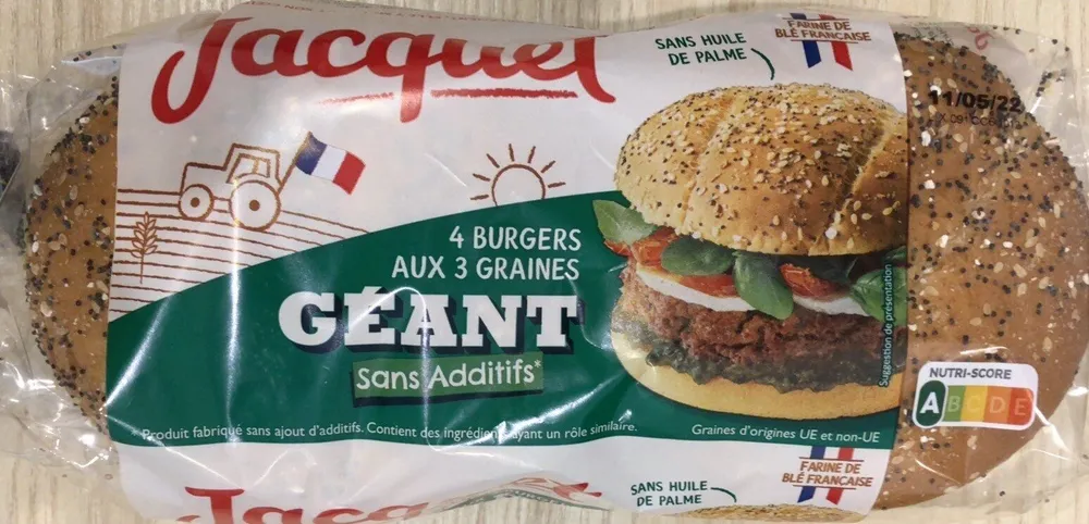 Burger géant 3 graines