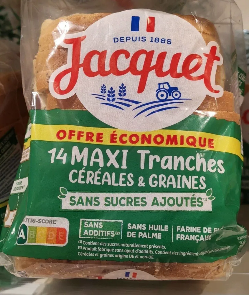 Maxi tranches céréales et graines
