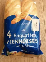 Baguettes viennoises nature
