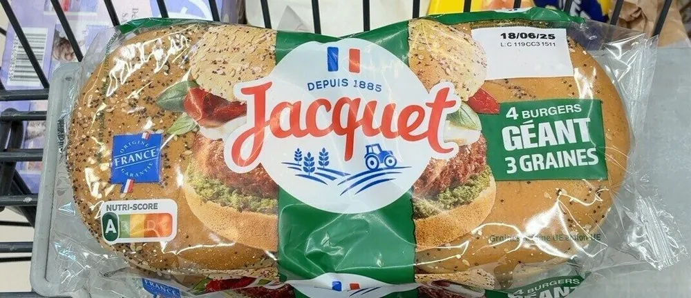 4 BURGERS GÉANT 3 GRAINES