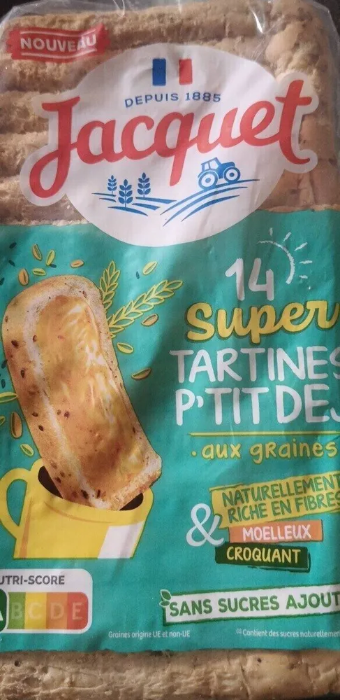 14 SUPER TARTINES P'TIT DEJ aux graines