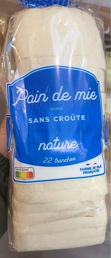 Pain de mie sans croute