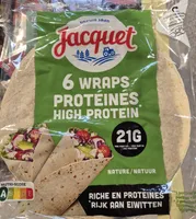 6 wraps protéines high protein