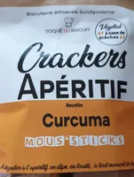 Crackers apéritif recette curcuma