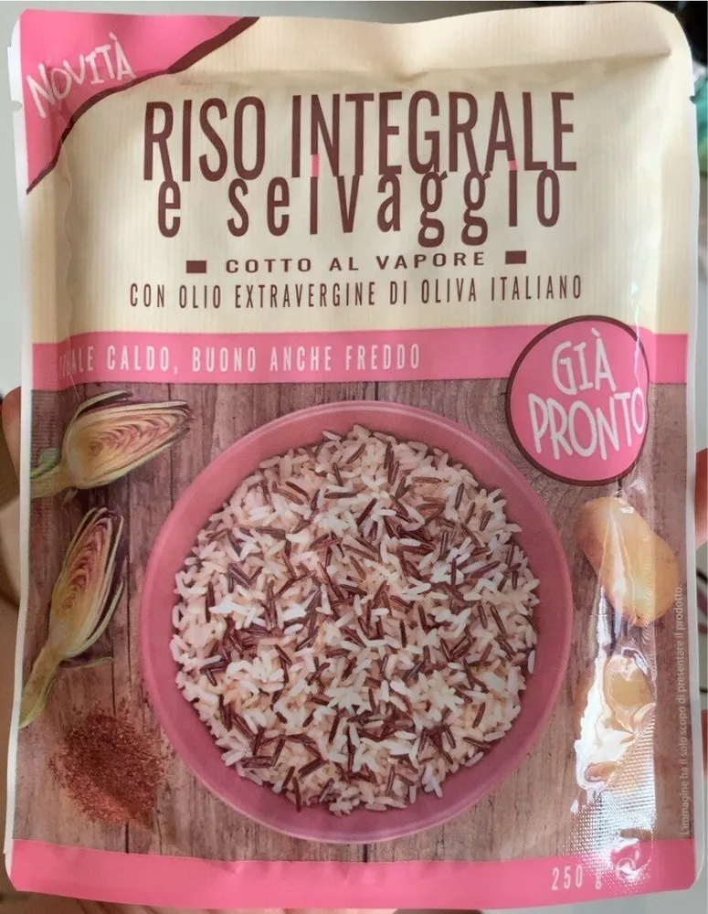 Riso integrale e selvaggio