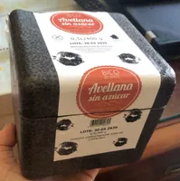 Helado de avellanas sin azucares
