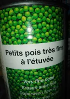 Petits pois très fins à l'étuvée