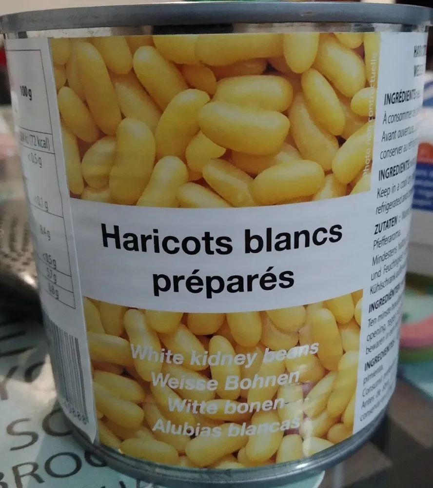Haricots blancs préparés