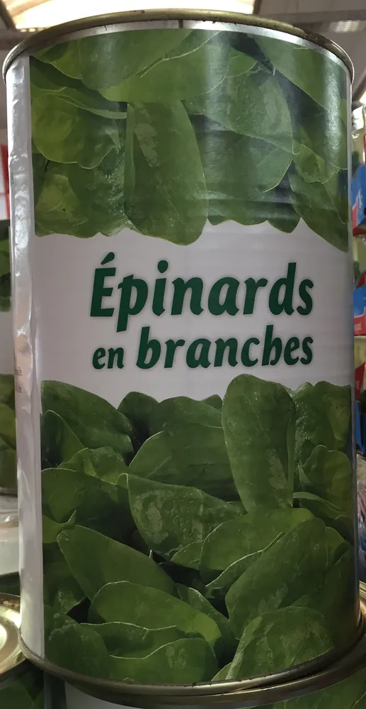 Épinards en branches