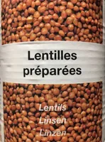 Lentilles préparées