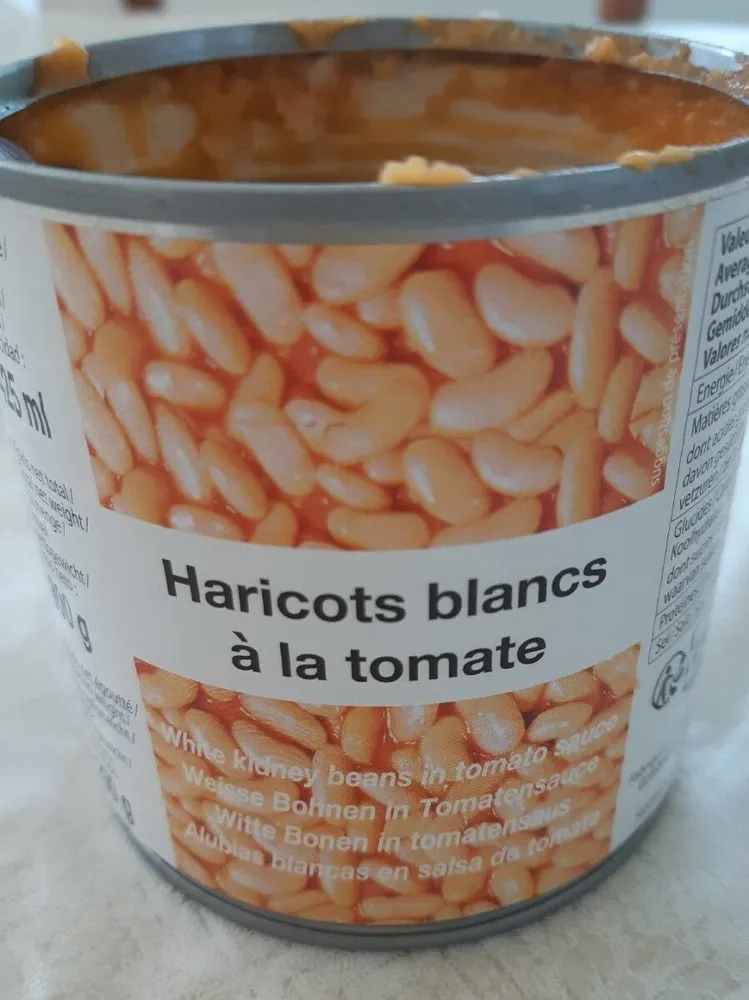Haricots blancs à la tomate
