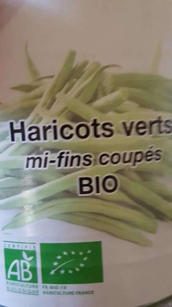 Haricots verts mi-fins coupés