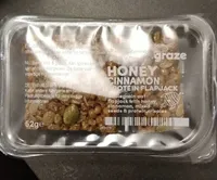 Honey cinnamon protein flapjack