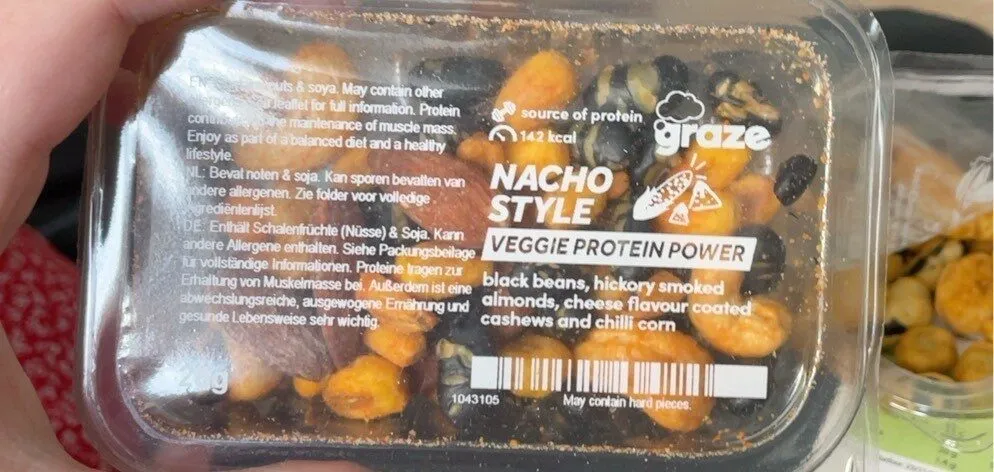 Nacho style veggie protein power