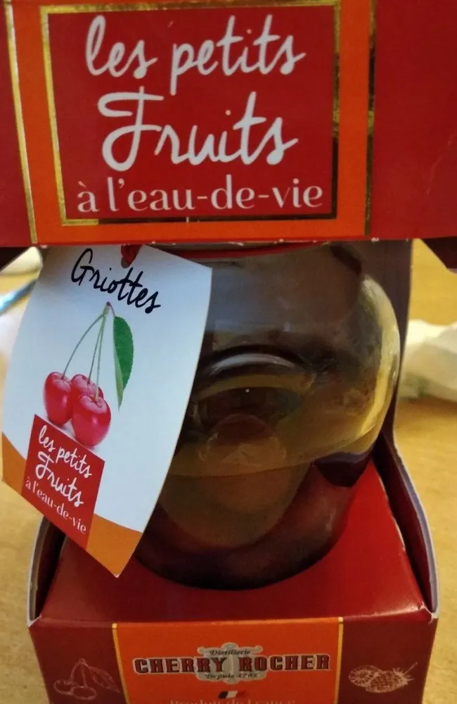 Les petits fruits a l'eau de vie