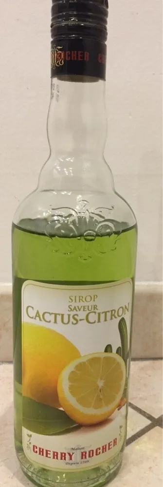 Sirop cactus-citron