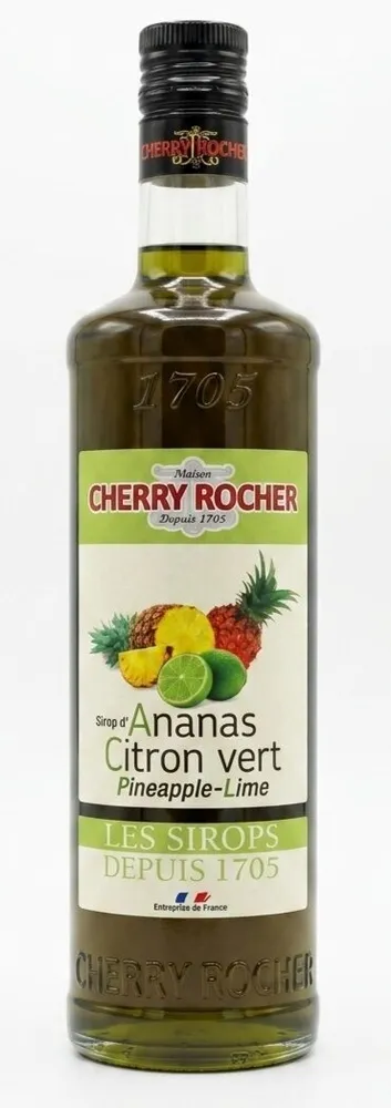 sirop d'ananas citron vert
