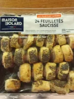 24 feuilletés saucisse