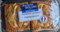 Feuilleté jambon-champignons