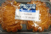 Feuilletés noix de Saint-Jacques et fondue de poireaux