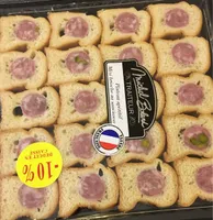 Mini brioche au saucisson