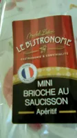 Mini brioche au saucisson