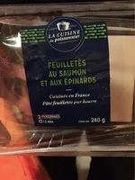 Feuilletés au saumon et aux épinards