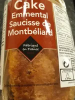 Cake emmental saucisse de Montbéliard