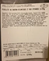 Feuilleté au saumon et aux épinards
