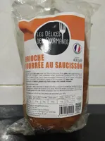 Brioche fourrée au saucisson