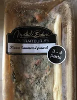 Pizza saumon epinard