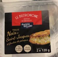 Feuilleté noix de st jacques
