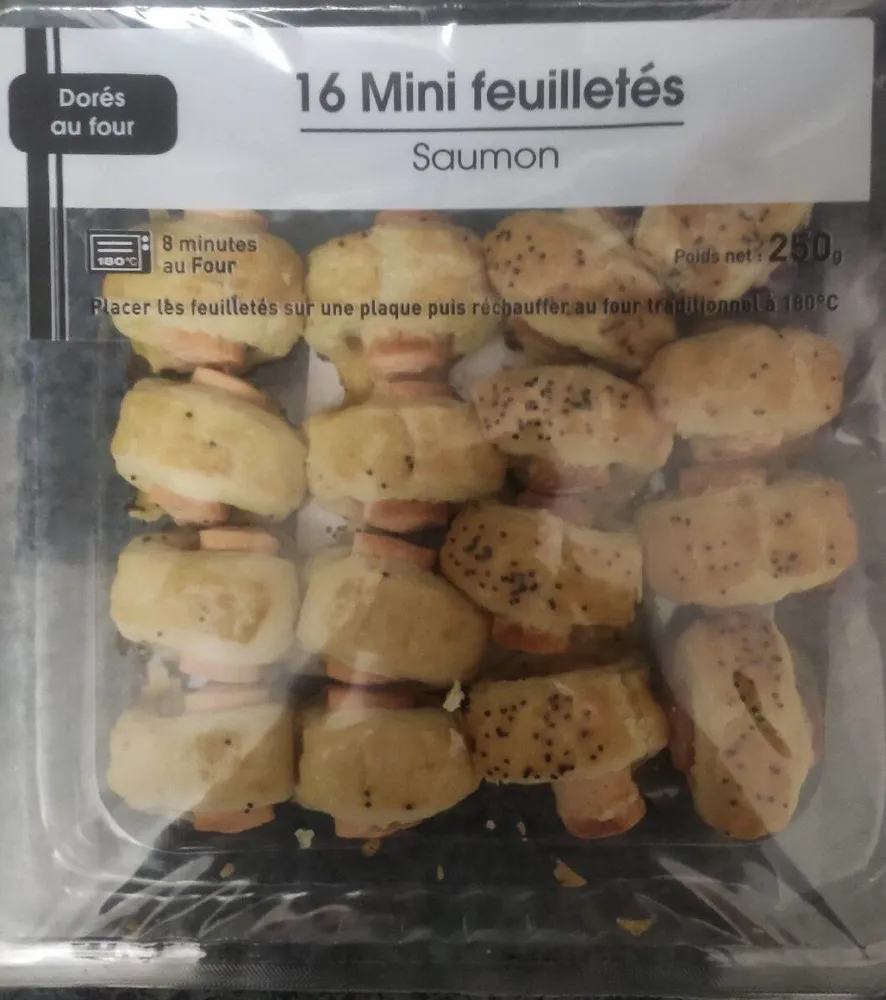 16 Mini feuilletés