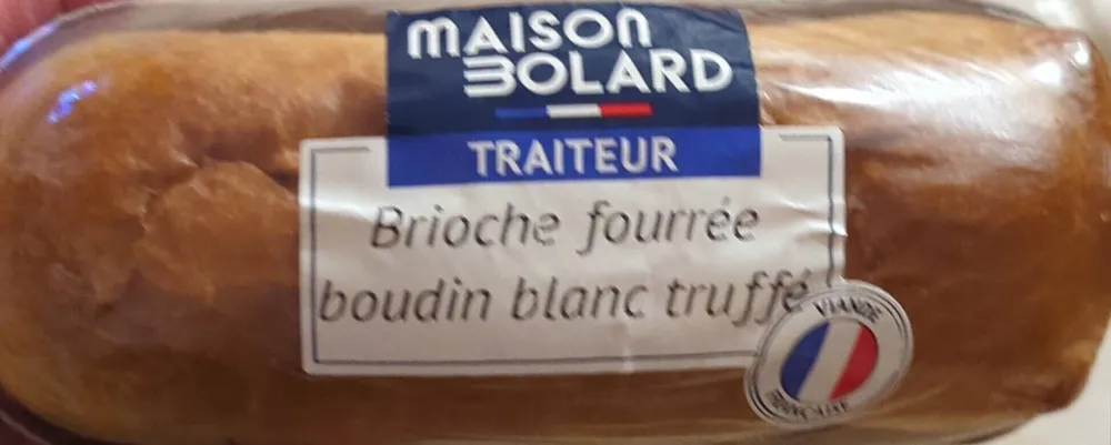 Brioche fourrée boudin blanc truffé