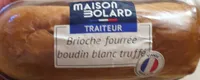 Brioche fourrée boudin blanc truffé