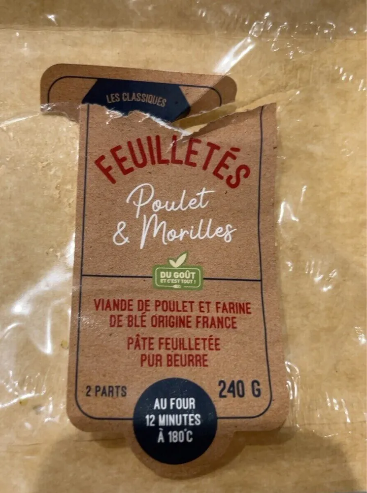 Feuilletés Poulet & Morilles