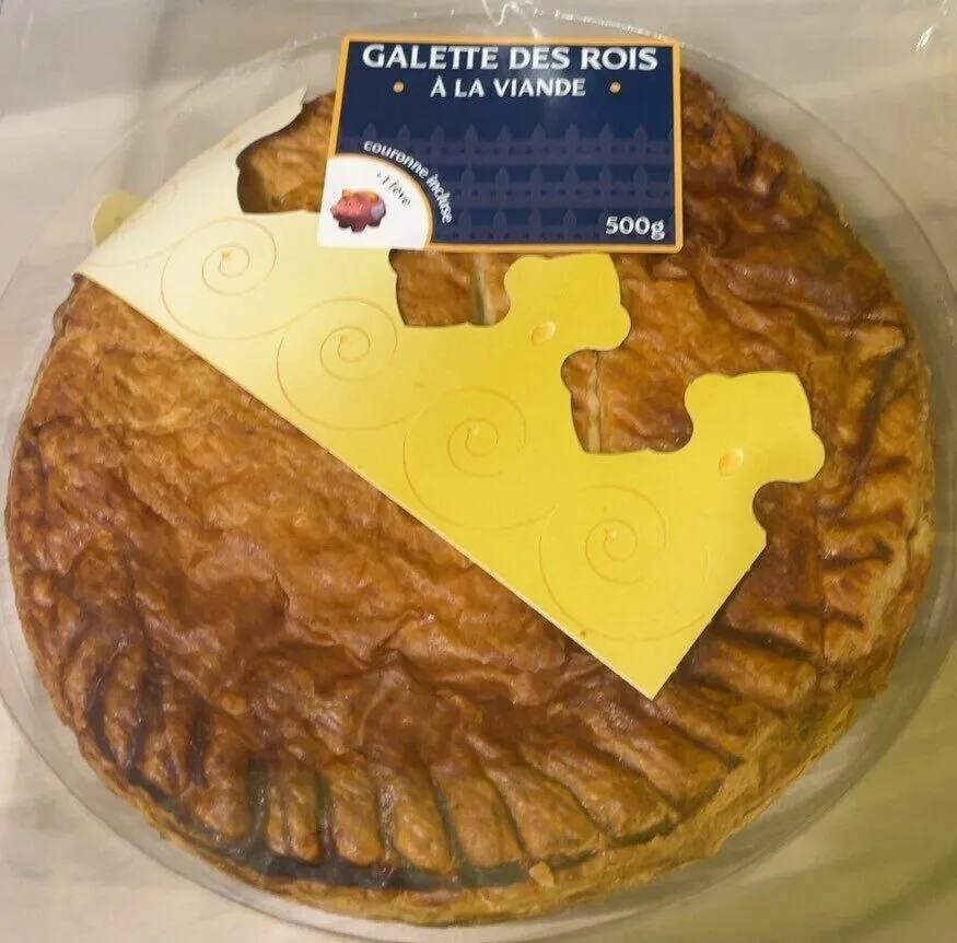 Galette des rois a la viande