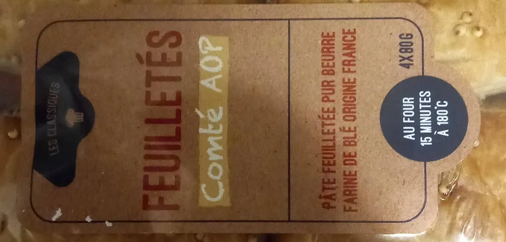 Feuilletés Comté AOP