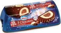 Buche glacee aux 3 chocolats