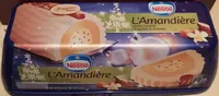 Bûche de Noël L'Amandière, Vanille , Caramel & Amandes 9/10 parts