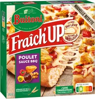 BUITONI FRAICH'UP Pizza Surgelée Poulet Barbecue 600g