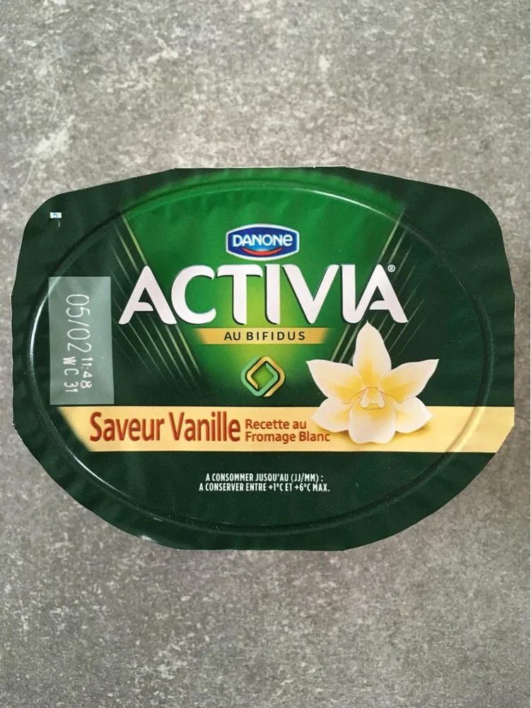 Activia saveur vanille