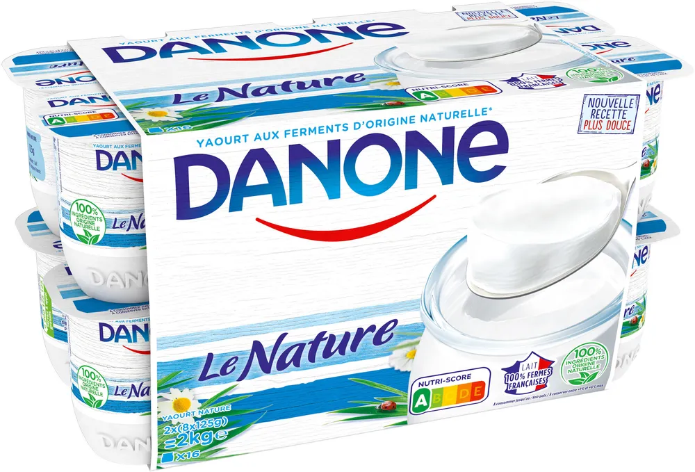 Danone le nature 125 g x 16